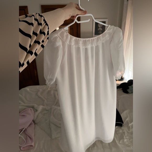 Aritzia / Wilfred / Frilly Mini Dress - Picture 2 of 2